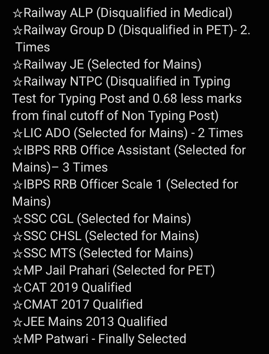 क्या वो लोग भी अपना परीक्षा परिणाम शेयर करने का कष्ट करेंगे जो हमें 15 लाख वाला बोलते है 
#MP_के_प्रतिभाशाली_युवा
#युवाओं_की_मोहन_सरकार
@DrMohanyadav51
<a href="/CMMadhyaPradesh/">Chief Minister, MP</a>
<a href="/rshuklabjp/">Rajendra Shukla</a>
<a href="/DainikBhaskar/">Dainik Bhaskar</a> <a href="/BJP4MP/">BJP Madhya Pradesh</a>