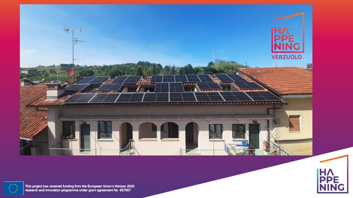 #HappeningEUproject system has been in operation continuously since autumn 2020 in Verzuolo (🇮🇹), providing heating throughout the cold season and supplying residents with domestic hot water. 😃

Read here the details: happening-project.eu/pilot-sites/ve…