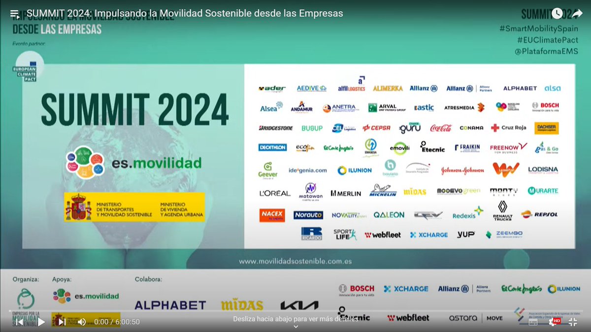 Fraikin asistió a la 8ª edición del SUMMIT 2024: 'Impulsando la Movilidad Sostenible desde las Empresas', organizado por @PlataformaEMS.  Un placer formar parte de este gran proyecto de cambio. #SmartMobilitySpain #SummitEMS2024 #rentingindustrial #movilidadinteligente