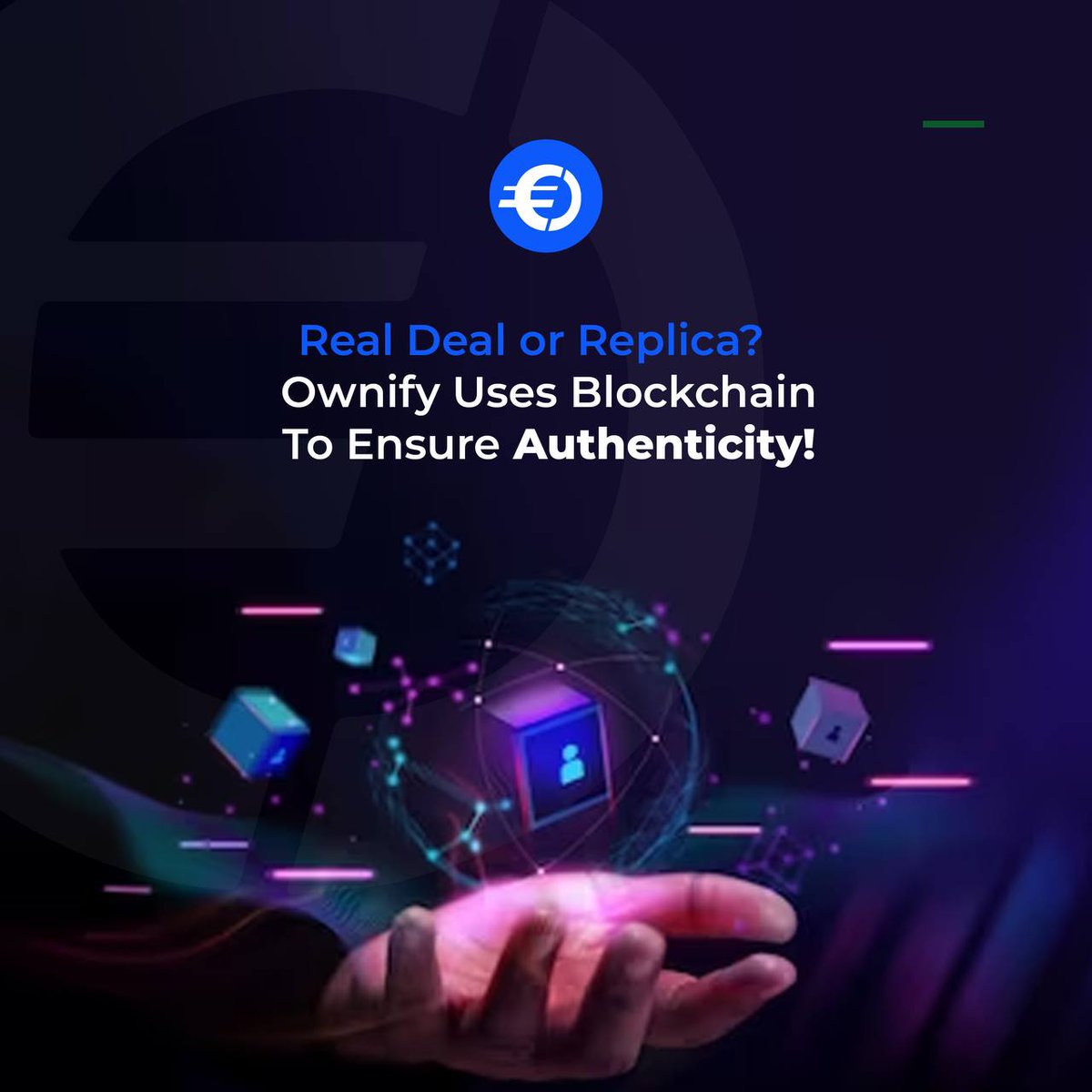 Ever buy something online that turned out to be a fake?  It's frustrating, right? But what if there was a way to guarantee the authenticity of your purchases?

Ownify uses blockchain technology to create secure digital passports for products.
