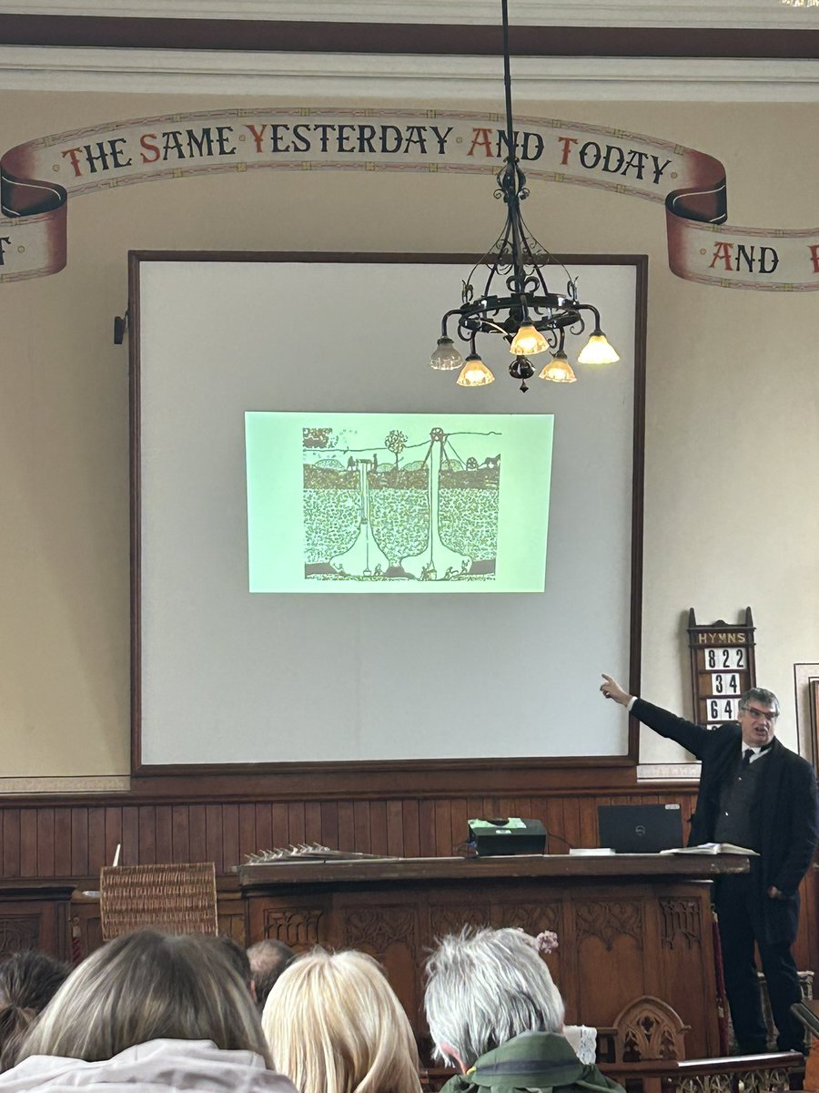 BeamishLearning's tweet image. Head of Learning, Simon Woolley, talks about the beginnings of coal mining in the North East with bell pits #coalmining #cpd