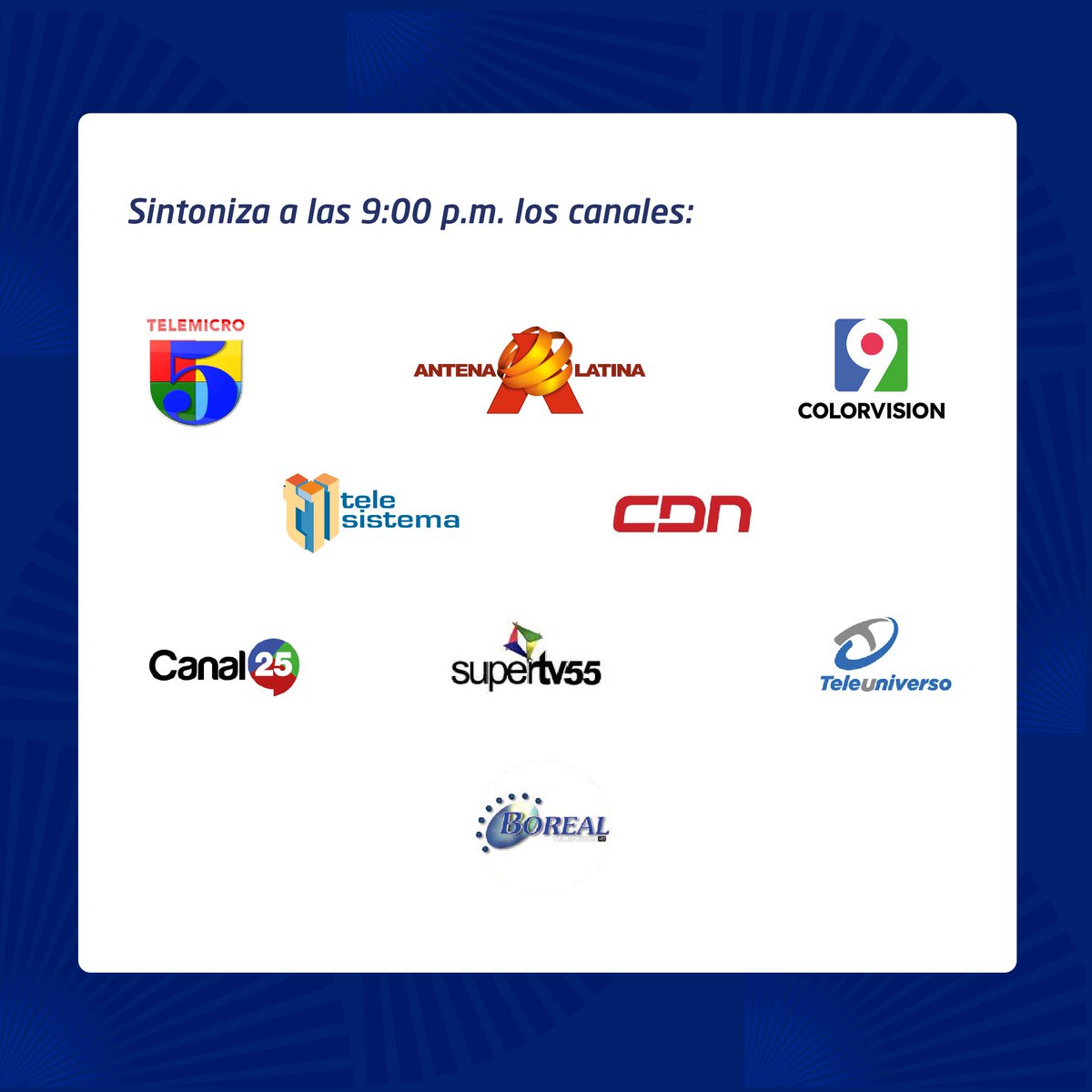¡Hoy miércoles 28 conoce cómo iluminamos tus ideas!  🔦💡

Sintoniza a las 9:00 de la noche los canales Telemicro, Telesistema, Antena Latina, Color Visión, CDN, Canal 25, Super TV55, Teleuniverso y Boreal para conocer el poder de las ideas.

#ElBancoDeLasIdeas #60AñosCumpliendo