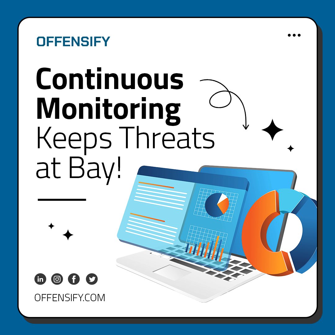 offensify's tweet photo. ⏳ Don’t wait for a security breach to occur – take proactive steps to protect your organization with Offensify’s continuous monitoring services!

🚀 Ready to upgrade your cybersecurity strategy?. 

https://t.co/co6VoWuBhJ 
#Cybersecurity #ContinuousMonitoring #Offensify https://t.co/P6DnHpB9s3
