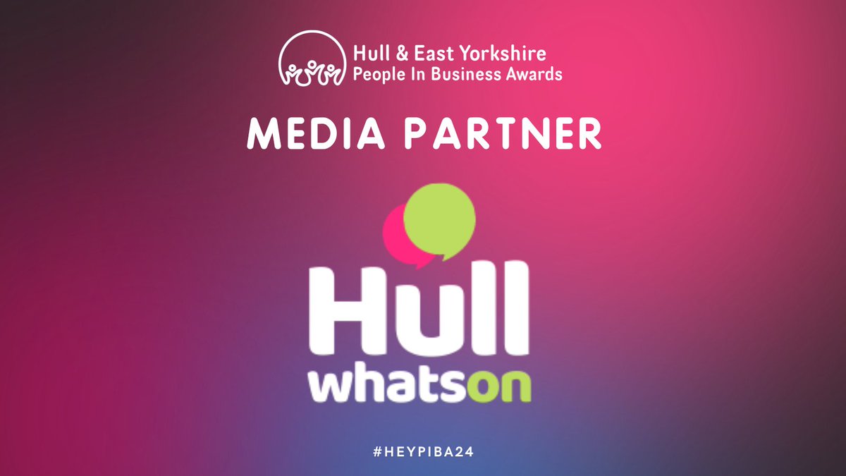 We're thrilled to announce @hullwhatson as the official media partner of #HEYPIBA24! The partnership aligns seamlessly with our mission, as the team is dedicated to highlighting the Humber region 🗞️ #HEYPIBA24 #Awards #Hull #HullAndEastYorkshire #EastYorkshire