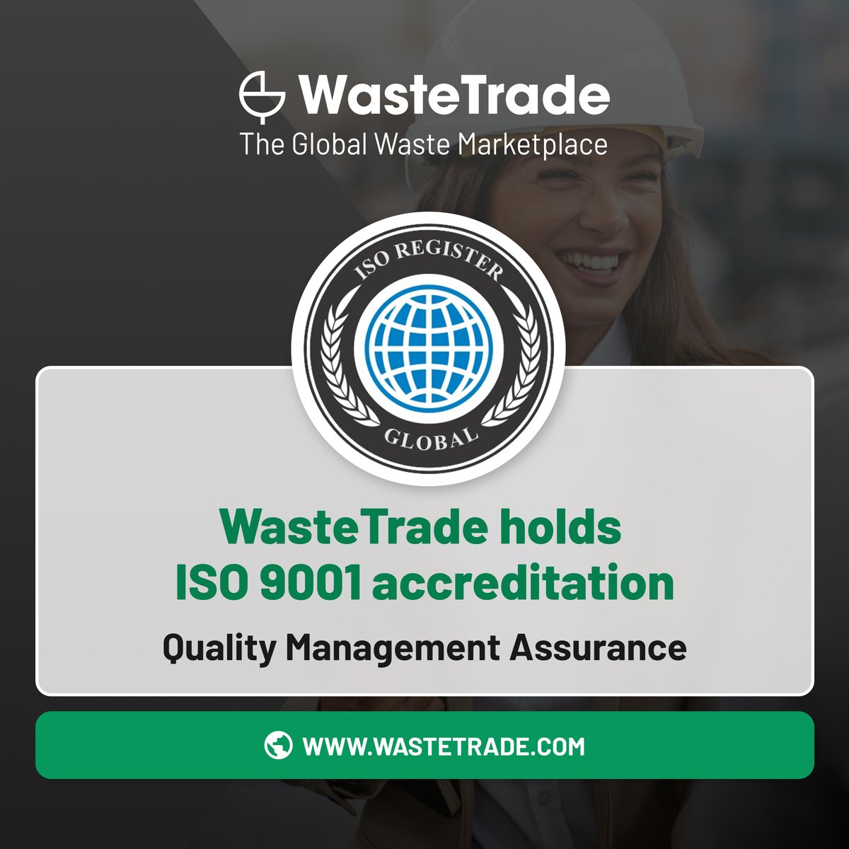 wastetrade's tweet photo. Holding the ISO 9001 accreditation is a mark of WasteTrade's unyielding commitment to quality in every aspect of our operations.

Web: https://t.co/Ne1073pjvf

#waste #recycling #wastemanagement #circulareconomy #plasticrecycling #ISO9001 #ISO #ISOAccredited #ISOAccreditation https://t.co/McHT7F5lGL