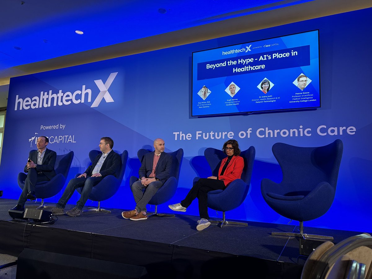MedtechTinaTan's tweet photo. Candid comments from panellists on where AI is in healthcare. In short, it hasn’t moved very far, and barely scratched the surface of clinical adoption. Why? Partly because of regulations and partly because AI actually adds costs not save it. #healthtechX #medicalAI https://t.co/sSO1peMUuY