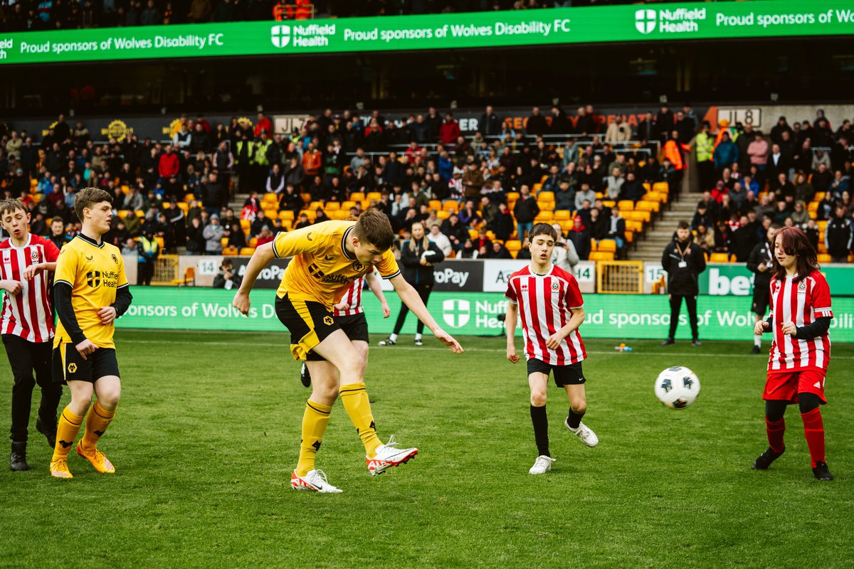 wwfcfoundation's tweet photo. Making memories. 😁 #WolvesDisability https://t.co/HrX6qgNgl6