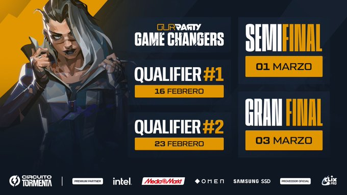 SynerxgyES's tweet photo. Este finde tenemos semifinales del #OurPartyGameChangers
@TeamGalaga 🆚 #RankedDemons
#ToTheMoon 🆚 @LUAGaming_
Suerte a los equipos💪
Autor: @TormentaVALes https://t.co/HBmDvb8Pva