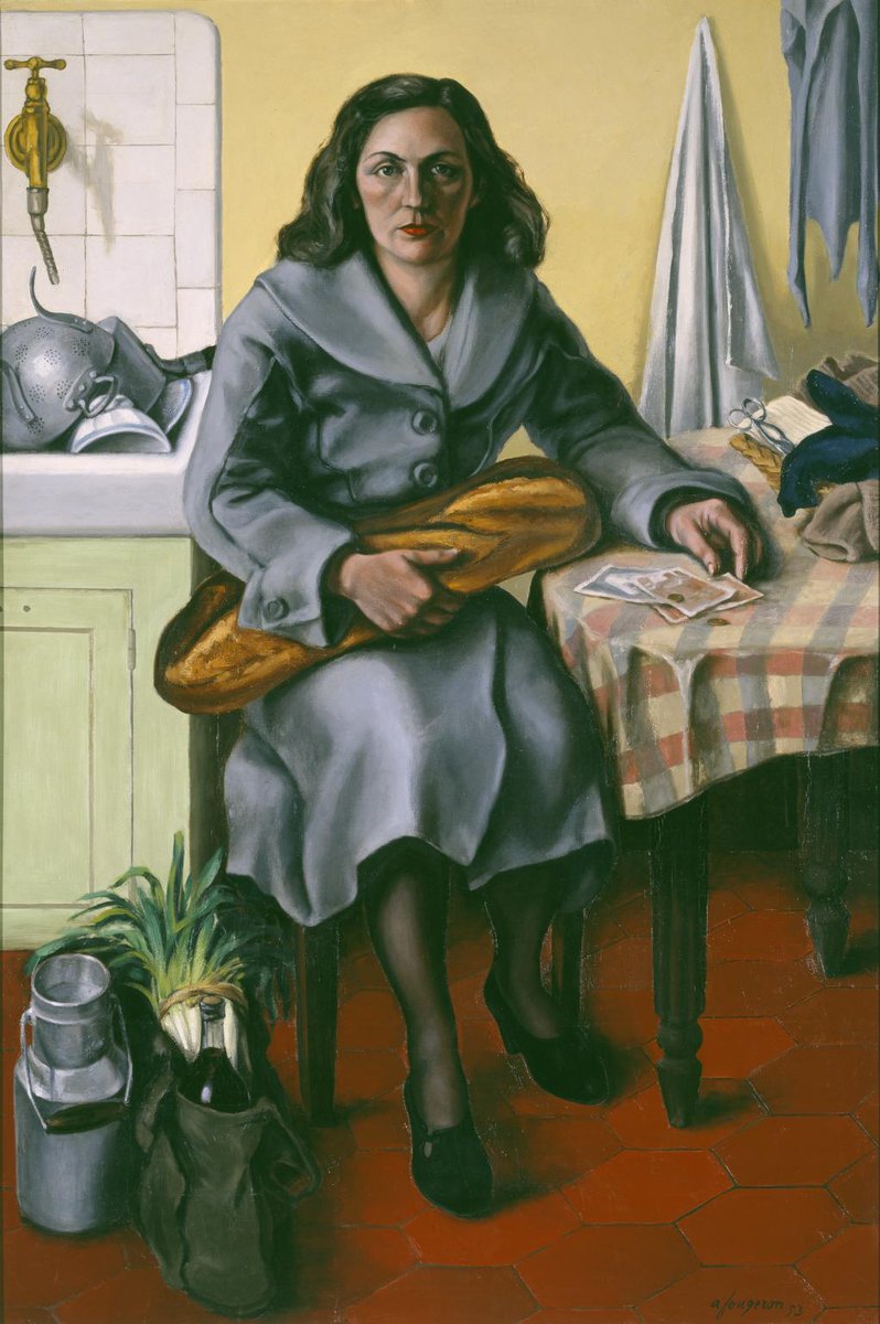 Happy <a href="/GlobalScouseDay/">Global Scouse Day</a>! 🌍🍲🎉 Are you serving yours with beetroot and bread? 🍞 🍽️

🖼️ André Fougeron, Return from the Market 1953 #GlobalScouseDay