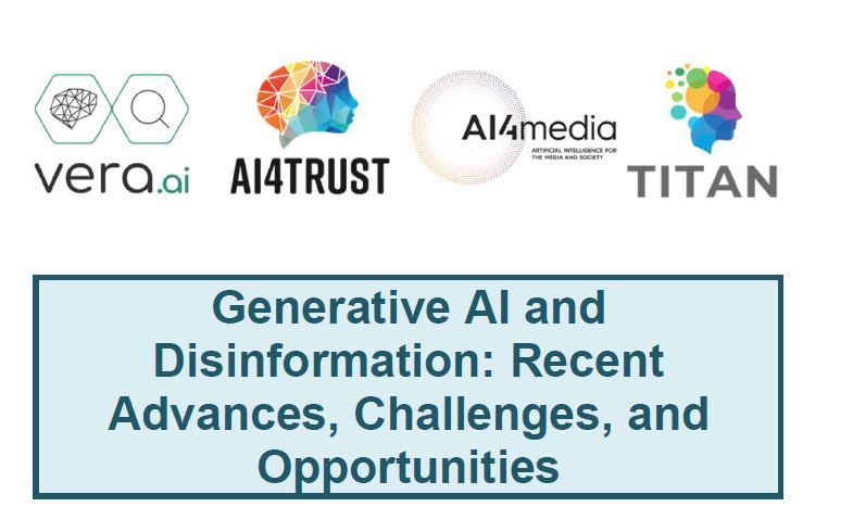 💡#AI4TRUST and three other EU projects have collaborated to publish a White Paper, which details threats, opportunities, and next steps in the world of AI and disinformation. Check it out here: eurac.tv/9WS7 #AI4TRUST @veraai_eu @ai4mediaproject @TITAN_Thinking