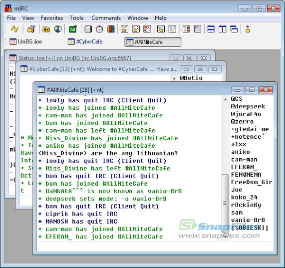JokinglyYours's tweet image. #mirc #msnmessenger