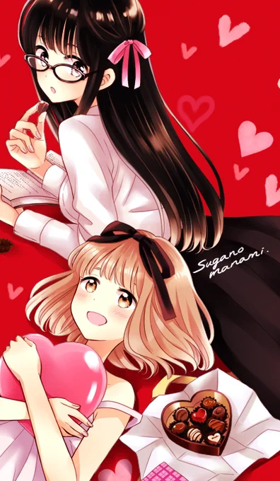 ひまわりさんとチョコレートコミックスに収録されてないイラストです #ひまわりさん 