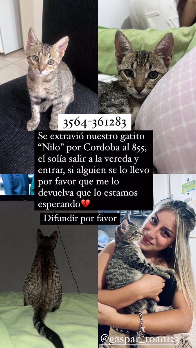 Por favor me pueden ayudar a difundir, se los agradezco!!!!!