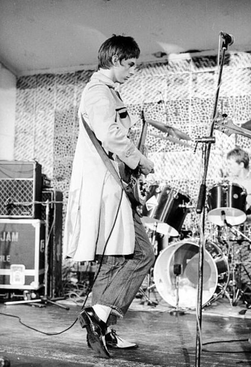 “No man should have cowboys boots in his wardrobe. That's fair enough, isn't it? Unless you're a cowboy, of course.” Paul Weller #WellerWednesday Electric Circus, Manchester, 19th June 1977. (Kevin Cummins)