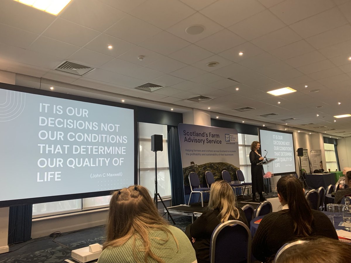 What a fantastic quote !! I am speaking on succession today ⁦@WiAScot⁩ conference at Murrayfield. Great buzz in the room with many passionate women in our sector ⁦@JC_Accountants⁩ ⁦@JC_Agri⁩