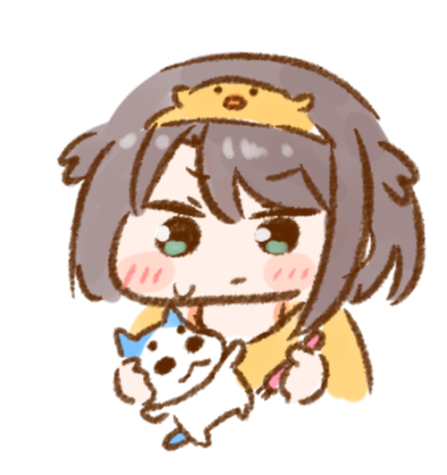 昔描いた例のハチワレ 