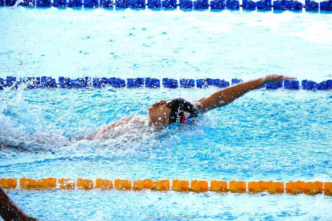 NEW MEET RECORD:  National junior record holder Jamesray Mishael Ajido clinched the first-ever gold medal for the Philippines in the Asian Age group Championship history, winning the boys' 12-14 100-m butterfly, clocking 55.98. His time bettered the previous meet record of 56.36