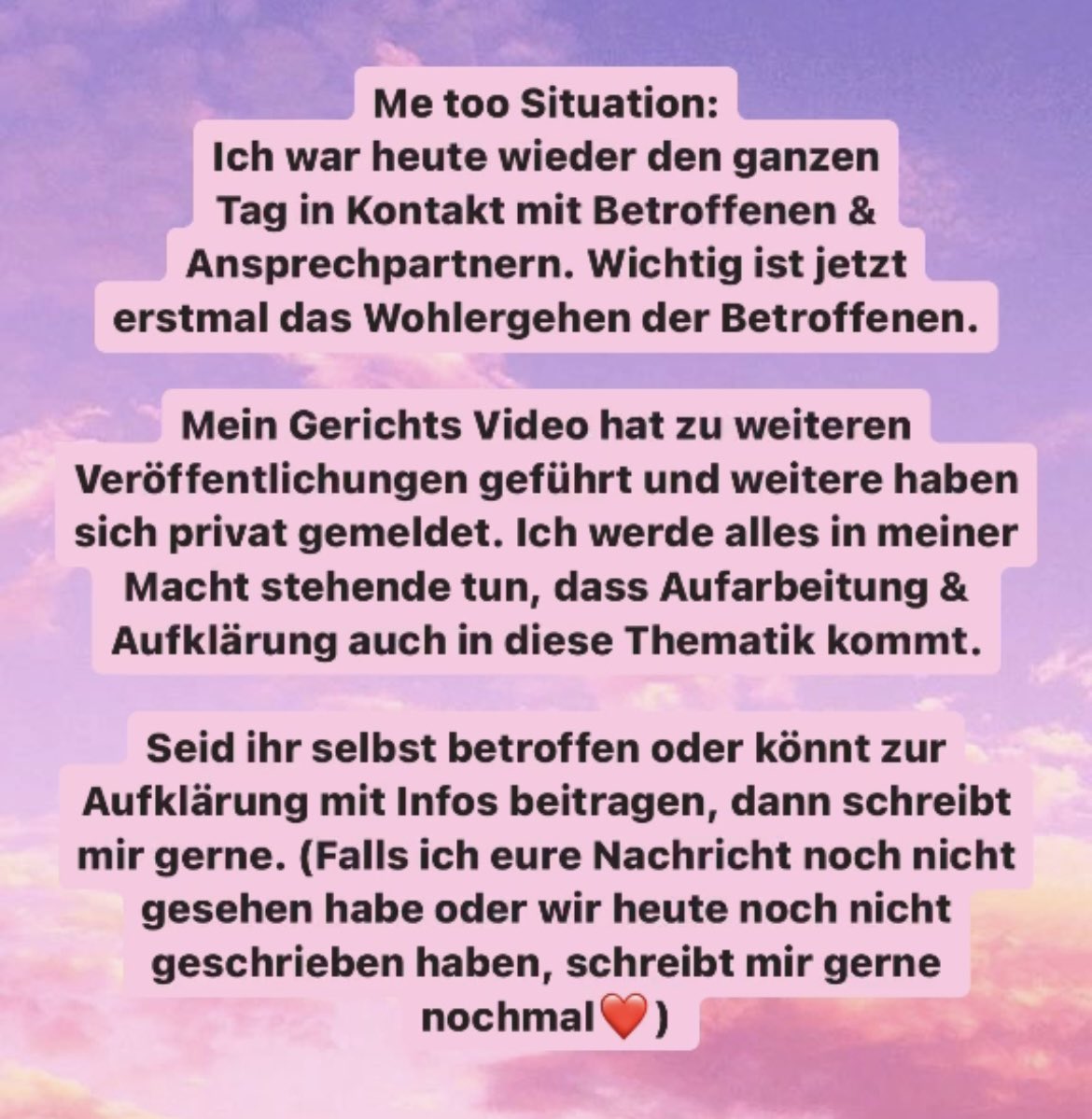 Repost meiner Insta Story von gestern: