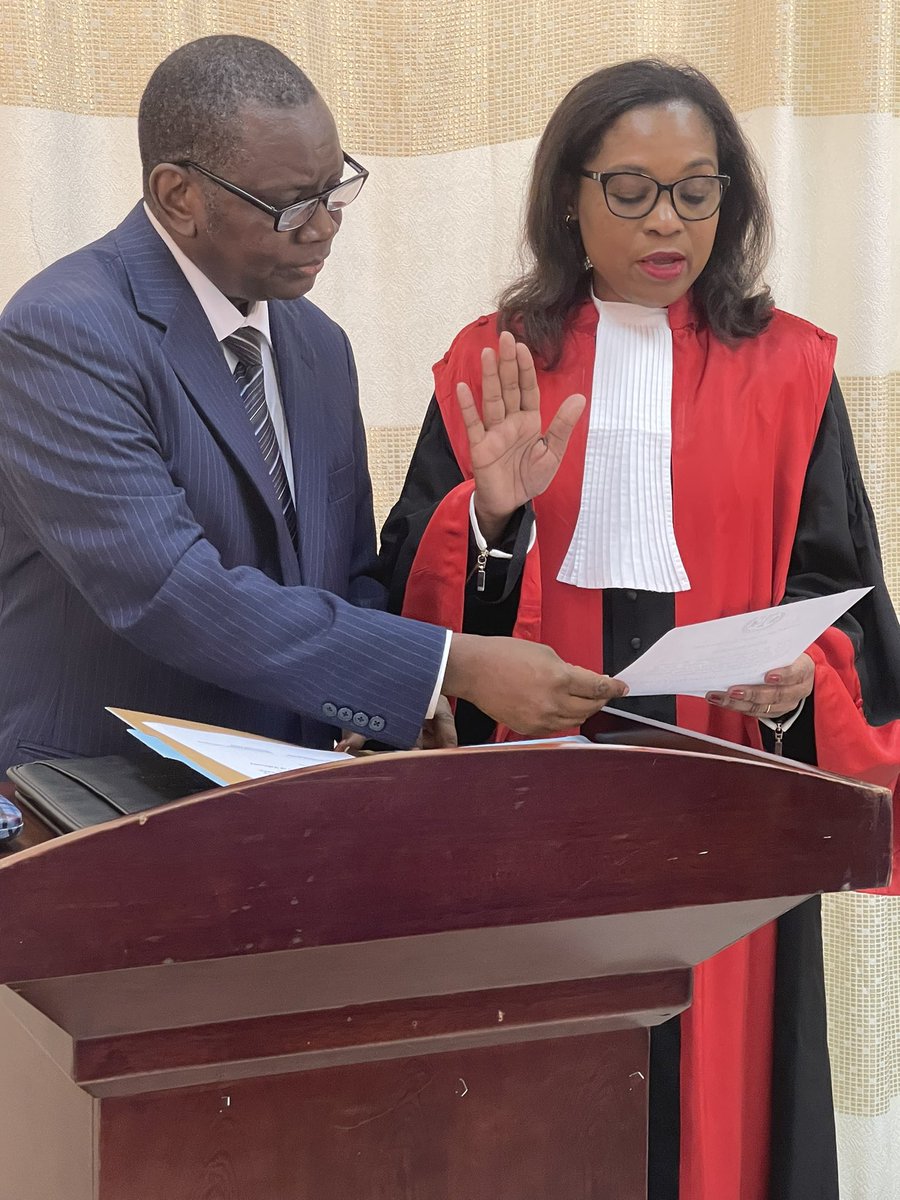 Judge Paula da Conceição Machatine Honwana was sworn in today as a Justice of the Residual Special Court for Sierra Leone.