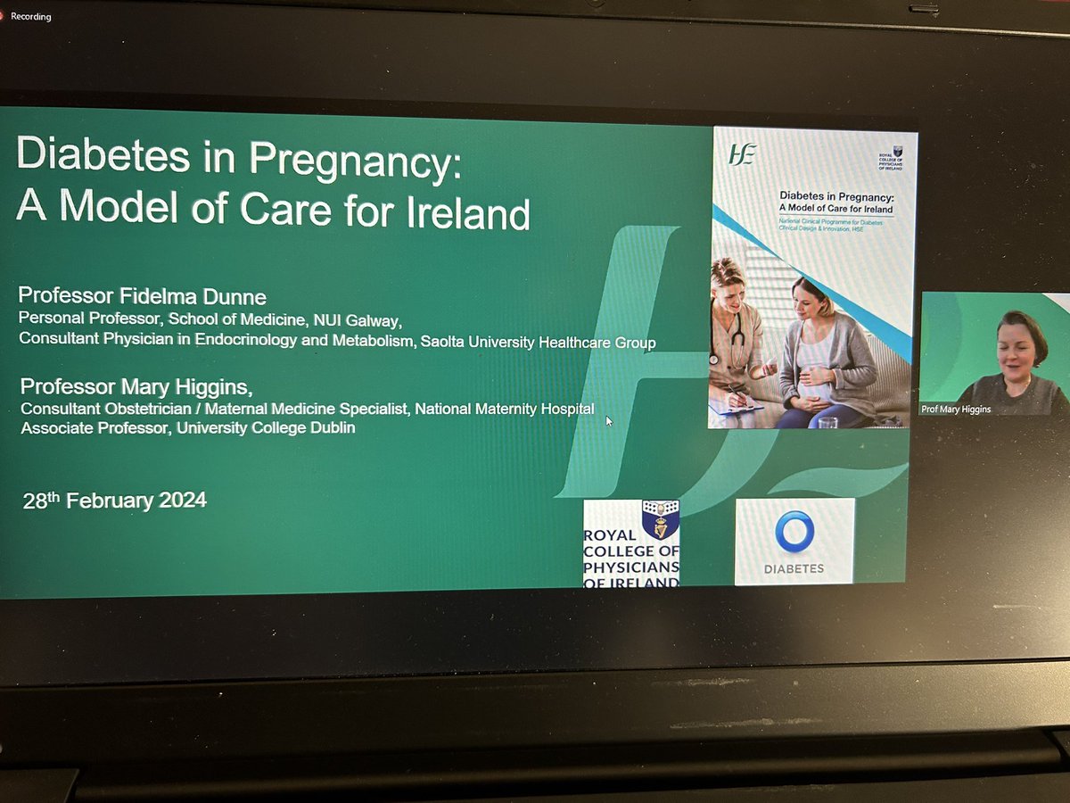 Many documents being launched today, starting with Diabetes in pregnancy - model of care 

#NCPDiabetes #Iredoc #GDM