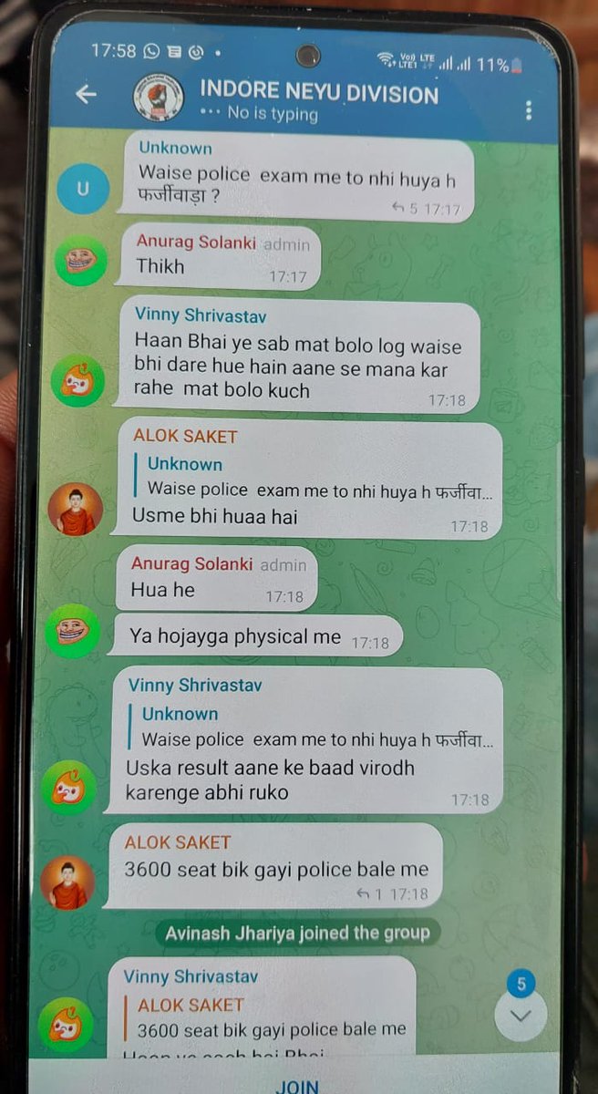 अब इनकी नज़र पुलिस भर्ती पर व है।।। ये सबएक साजिश के तहत किया जा रहा है।।।  #MP_के_प्रतिभाशाली_युवा
#युवाओं_की_मोहन_सरकार
@DrMohanyadav51

<a href="/CMMadhyaPradesh/">Chief Minister, MP</a>

<a href="/rshuklabjp/">Rajendra Shukla</a>

<a href="/DainikBhaskar/">Dainik Bhaskar</a>
 
<a href="/BJP4MP/">BJP Madhya Pradesh</a>