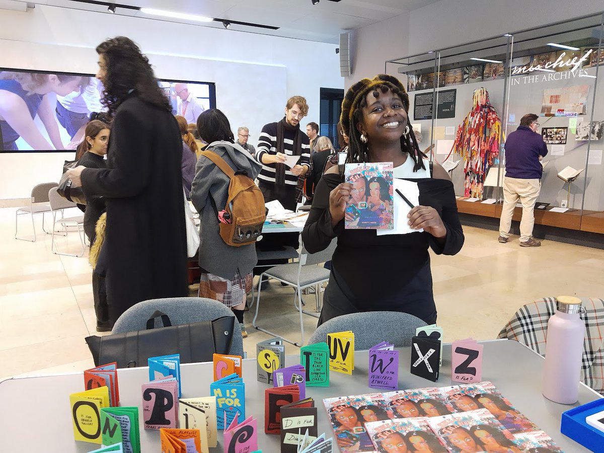 More than 600 visitors joined the Bodleian’s annual Zine Fair at Weston Library on Saturday 24 February! Blackwell Hall was full of discussion, making, selling and sharing. Pictured: @sweetthangzine