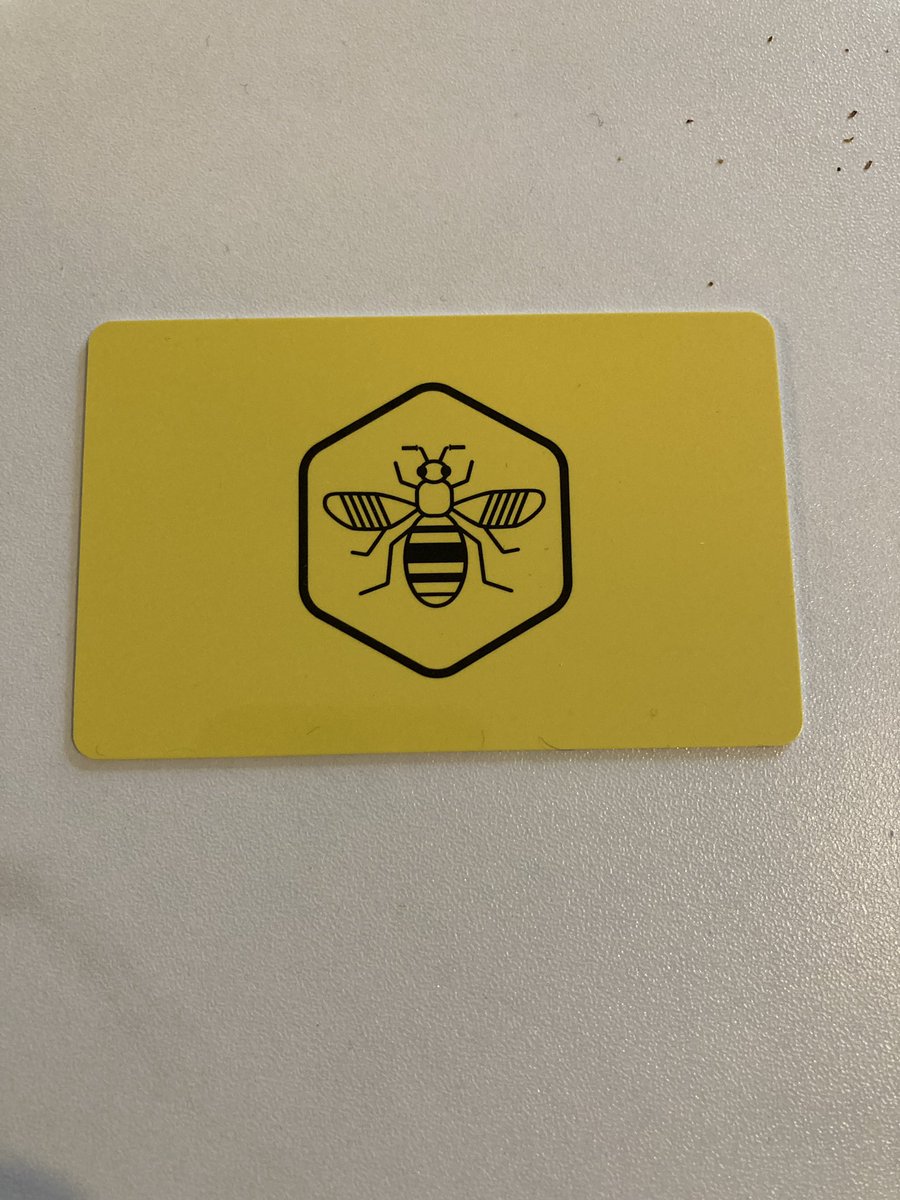 Got my new Bee Card. How cool!!