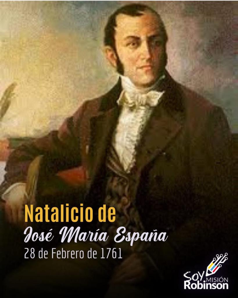 Celebramos el Día de La Guaira, en honor al 263° años del natalicio de José María España, digno heredero del espíritu revolucionario y rebelde que luchó por la libertad de nuestra Patria.

#7TDelDebateALaAcción 

<a href="/NicolasMaduro/">Nicolás Maduro</a> 
<a href="/_LaAvanzadora/">Yelitze Santaella</a> 
<a href="/Sociabolivarian/">Lilian Oropeza</a>
