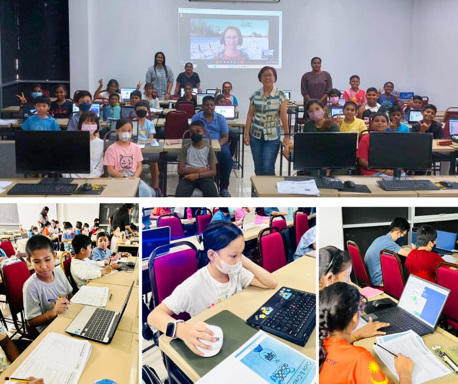 This week, our Code &amp; Create coding camp is underway, with the students located in sunny and hot Malaysia  and the teacher joining remotely from chilly Finland. 
#codinginschools #digitalskillsforkids #teachinglearningmaterial
#edtech #FinnishEdtech #codeschoolfinland #csf
