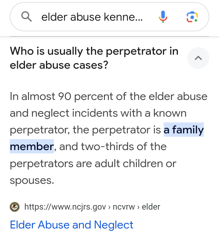BJGummyLips's tweet photo. Leave your almost 80 yr old Mom alone, so called #teamautonomy. Two of the top 10 abuses against elderly are emotional and financial abuse. The top perpetrators are adult children. She needs to report you. https://t.co/opGKHaQXUf