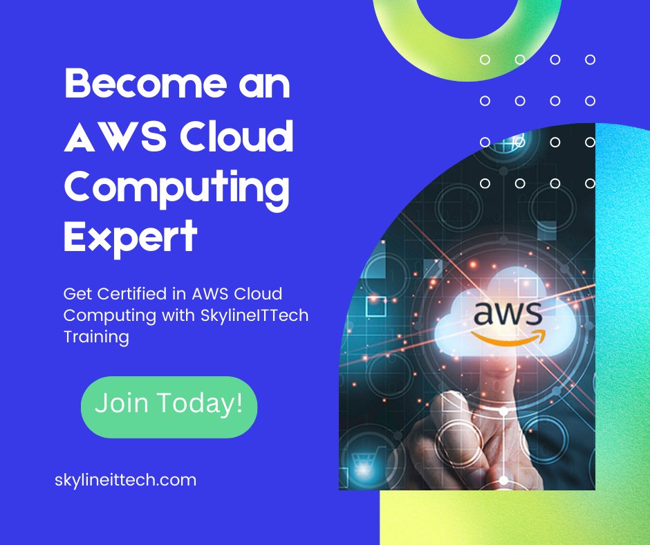 SkylineITTech1's tweet image. 🚀 Dive into the future of computing with SkylineITTech&apos;s AWS Cloud Computing Training! Unlock the power of the cloud and elevate your skills to new heights. Don&apos;t miss out on this opportunity to master AWS! 💻☁️ #AWS #CloudComputing #SkylineITTech #TechTraining