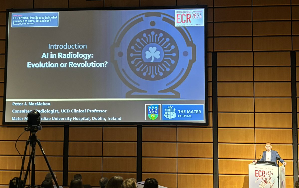 Mater Radiology (@materradiology) on Twitter photo Artificial Intelligence: what you need to know, do and say? Very interesting session with input from <a href="/MaterRadiology/">Mater Radiology</a> by Chair <a href="/daneswellpaddy/">daneswellpaddy</a> and presenter <a href="/peter_macmahon/">Peter MacMahon</a> #RadiologysHandsAreOnTheWheel #ECR2024 Artificial Intelligence: what you need to know, do and say? Very interesting session with input from <a href="/MaterRadiology/">Mater Radiology</a> by Chair <a href="/daneswellpaddy/">daneswellpaddy</a> and presenter <a href="/peter_macmahon/">Peter MacMahon</a> #RadiologysHandsAreOnTheWheel #ECR2024