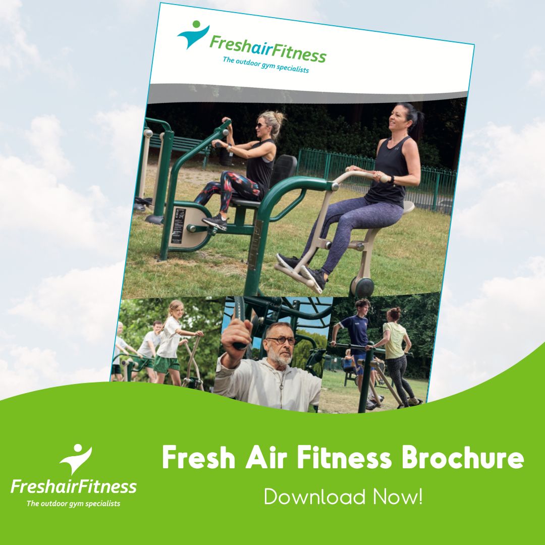 Download our latest brochure to find out all about what makes our outdoor gym equipment so special, from improving enjoyment of exercise to alleviating anxiety to the amazing benefits of increasing social connections. tinyurl.com/2m2ae5yb #freshairfitness #outdoorgym