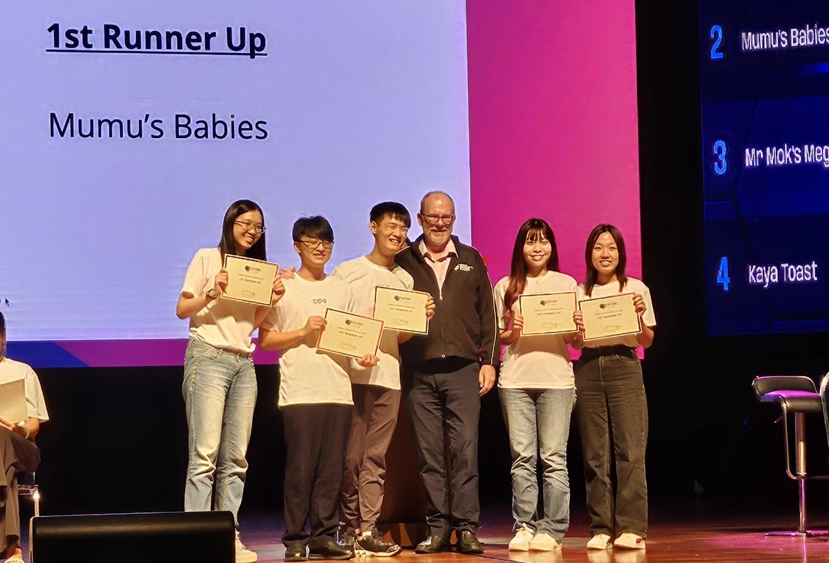Congrats to @ntusbs Mumu's Babies team to finish 1st runner up at the College of @ScienceNTU Challenge 2024