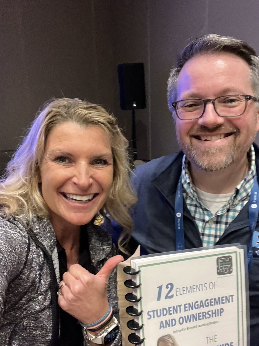 We have a winner! Eric won a copy of the 12 Elements of Student Engagement and Ownership Field Guide at #DLAC24. If you missed my session you can grab our resources at bit.ly/mkishpadlet #studentengagement #OnlineLearning #edtech #blendedlearning