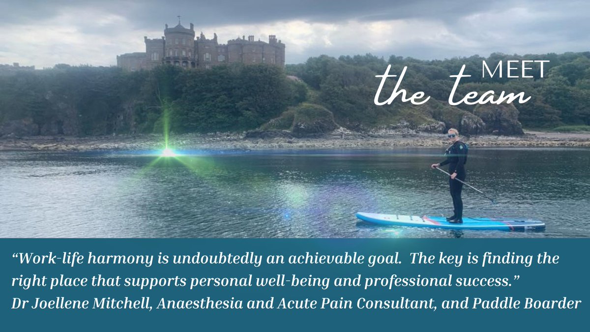 Meet the Team 👋
What’s SUP??  It's some Stand Up Paddle boarding  🏄‍♀️🏄‍♀️🏄‍♀️from our very own Dr Joellene Mitchell, Anaesthesia and Acute Pain Consultant and... elegance personified on a paddle board 😎