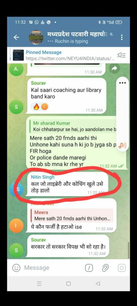 अब तो साफ हो चुका है ये संघ मध्य प्रदेश में किसी आतंकवादी संगठन से कम नहीं है, अपने स्वार्थ के लिए वे लोगों के रोजगार का गला भी काट सकते हैं!! संग्यान में ले के कार्यवाही हो

#MP_के_प्रतिभाशाली_युवा
#युवाओं_की_मोहन_सरकार
<a href="/DrMohanyadav51/">Dr Mohan Yadav</a>
<a href="/CMMadhyaPradesh/">Chief Minister, MP</a>
<a href="/rshuklabjp/">Rajendra Shukla</a>
<a href="/DainikBhaskar/">Dainik Bhaskar</a>