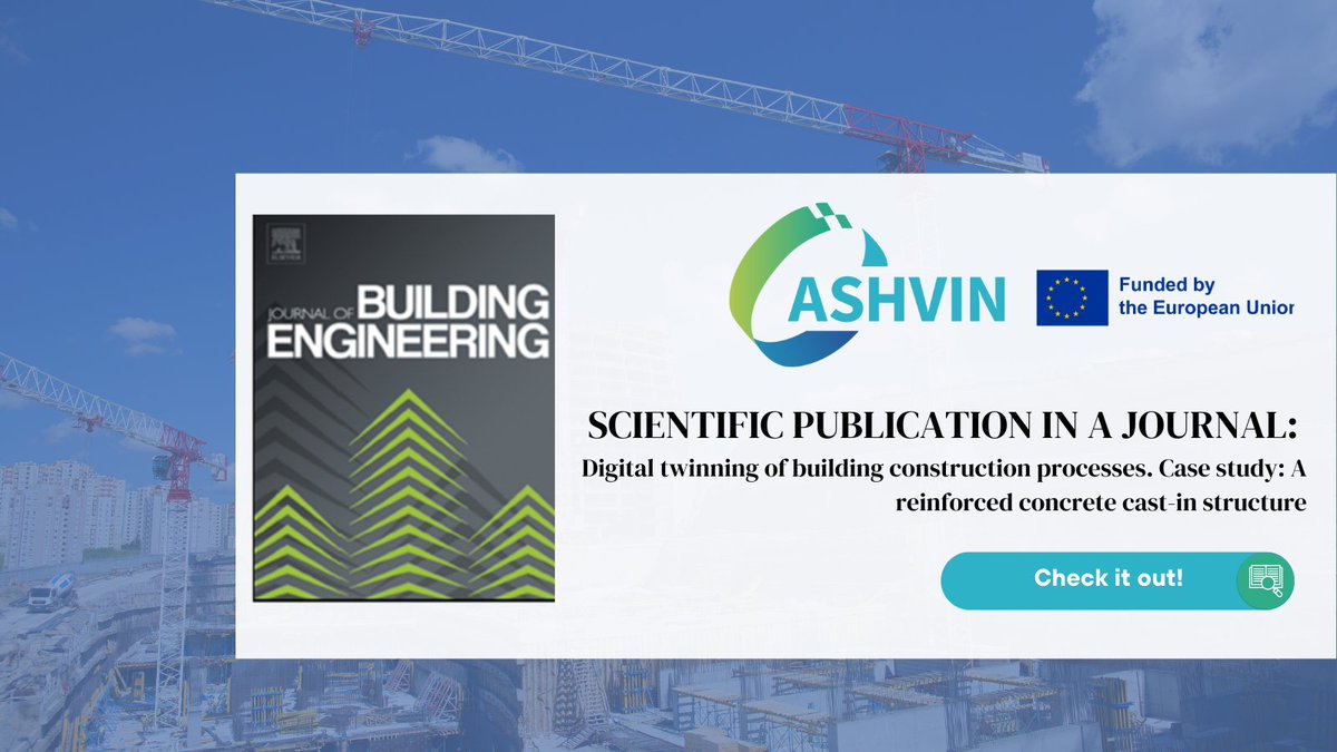 AshvinH2020's tweet image. 📢New peer-reviewed scientific paper on #DigitalTwinning of building #construction processes available!

Based on #ASHVINDemonstrator 6, it summarizes the findings obtained during the development of information pipelines.

Learn more👇
ashvin.eu/2024/02/20/new…