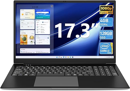 SGIN 17 inch Laptop, Laptop Computer 4GB RAM,
128GB SSD with Intel Core i3-Processor 
#long #batterylife #laptop #computer #device 
#highquality #technology #gadget #uae #business