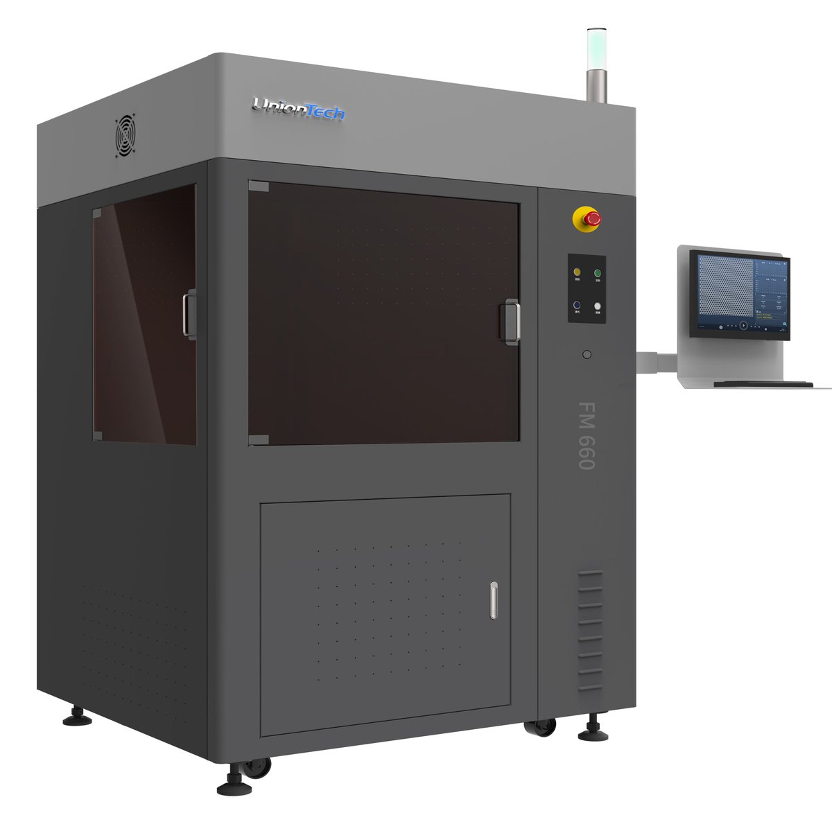 uniontech3d.com/fm660/ Check out the FM660 3D printer with variable spot technology for high precision and fast production scheduling! Perfect for mass production of wooden molds, rapid tooling, and research and development. Learn more here: uniontech3d.co