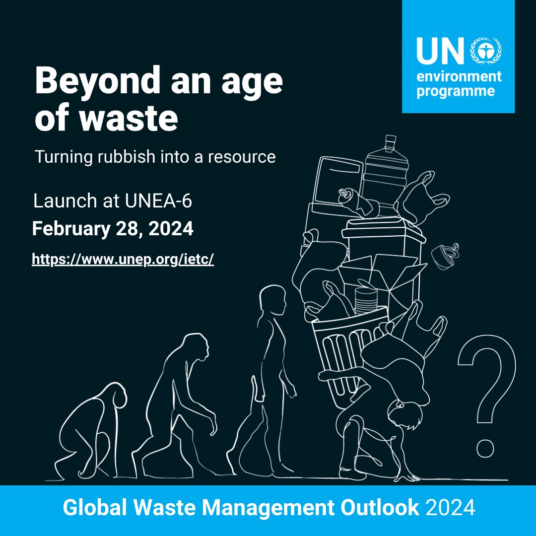 Watch now: #UNEA6 launch of Global Waste Management Outlook report with @andersen_inger, @unep_ietc & @ISWA_org. See: webtv.un.org/en/asset/k10/k… #GWMO2024