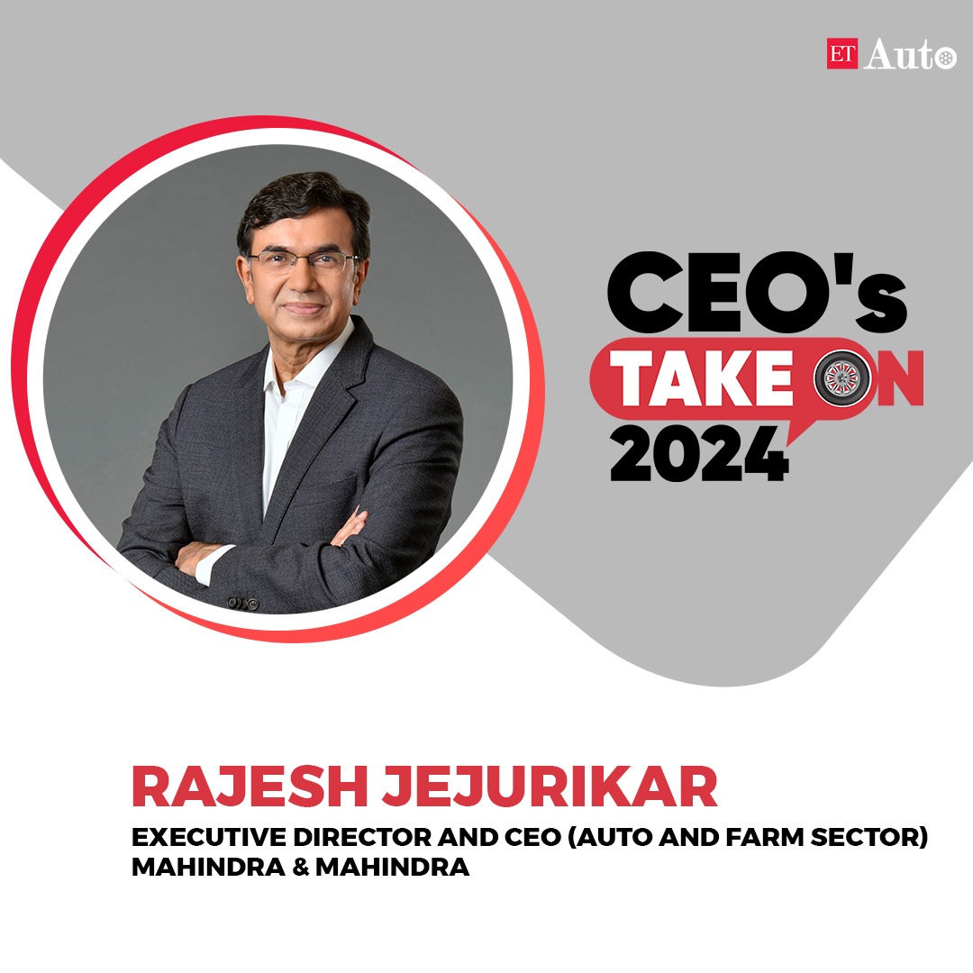 CEO's Take on 2024: Engineering skill set, enabling policies make India key player in global automotive value chain, says Rajesh Jejurikar Read more at: auto.economictimes.indiatimes.com/news/industry/… @rajesh664 @Mahindra_Auto @shubhangii_b #ETAuto