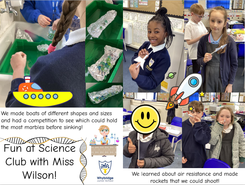whybridgejunior's tweet photo. Last half-term, children were very excited to engage in a range of hands-on activities at Science Club. We are looking forward to carrying on the Science fun this half term too! https://t.co/U4FYvEndpq