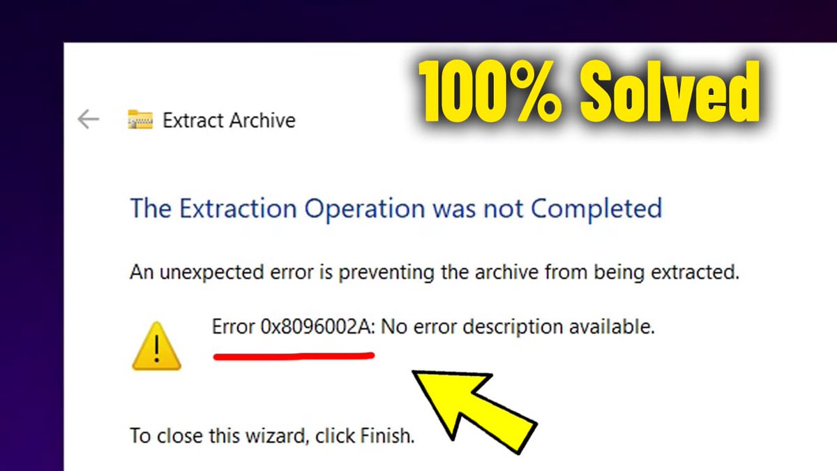 Victor Explains on X: &ldquo;How To Easily Fix Error 0x8096002A The 
