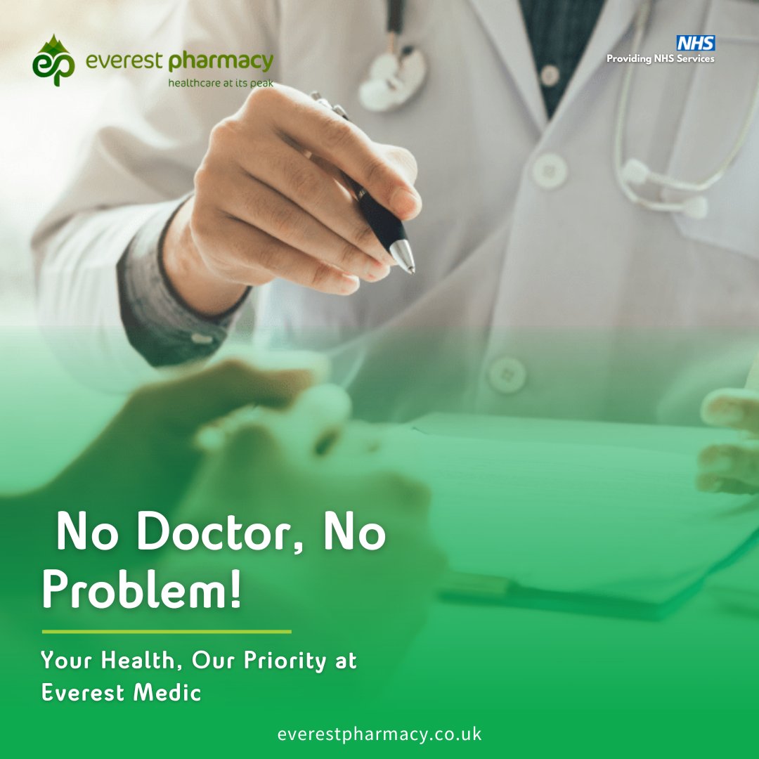 No Doctor, No Problem! Experience top-notch care at Everest Medic.

Your health is our priority.

From wellness check-ups to expert advice, we've got you covered. Take charge of your well-being today! 

Visit bit.ly/44D4AJz  to arm yourself.

#HealthPriority #Wellnes ...