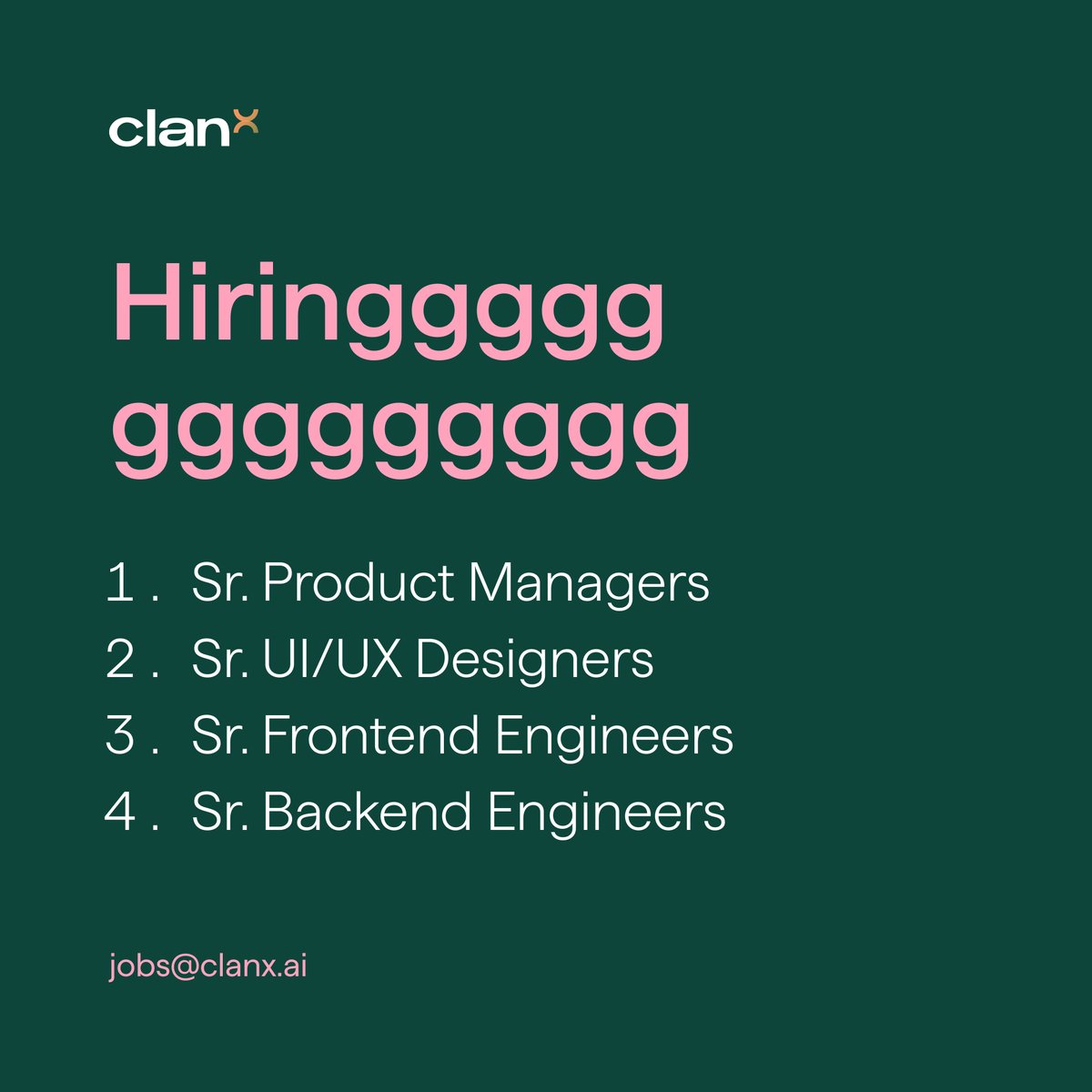 hijunedkhatri's tweet photo. Hello twitter, I'm #hiring across multiple roles.
Please help spread the word. Retweets would be appreciated. Thanks

Roles with their Details 🧵 https://t.co/Glf70Oy3Jv