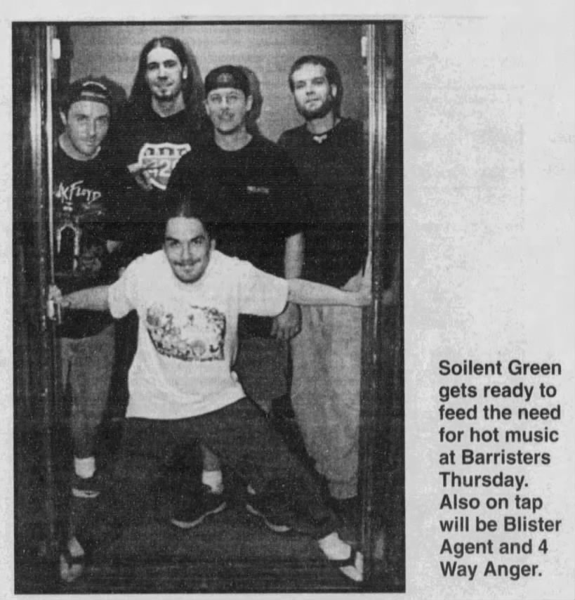1999 snippet of Soilent Green

#scottwilliams #soilentgreen #brianpatton #donovanpunch #tommybuckley #benfalgoust @SoilentGreen #metal