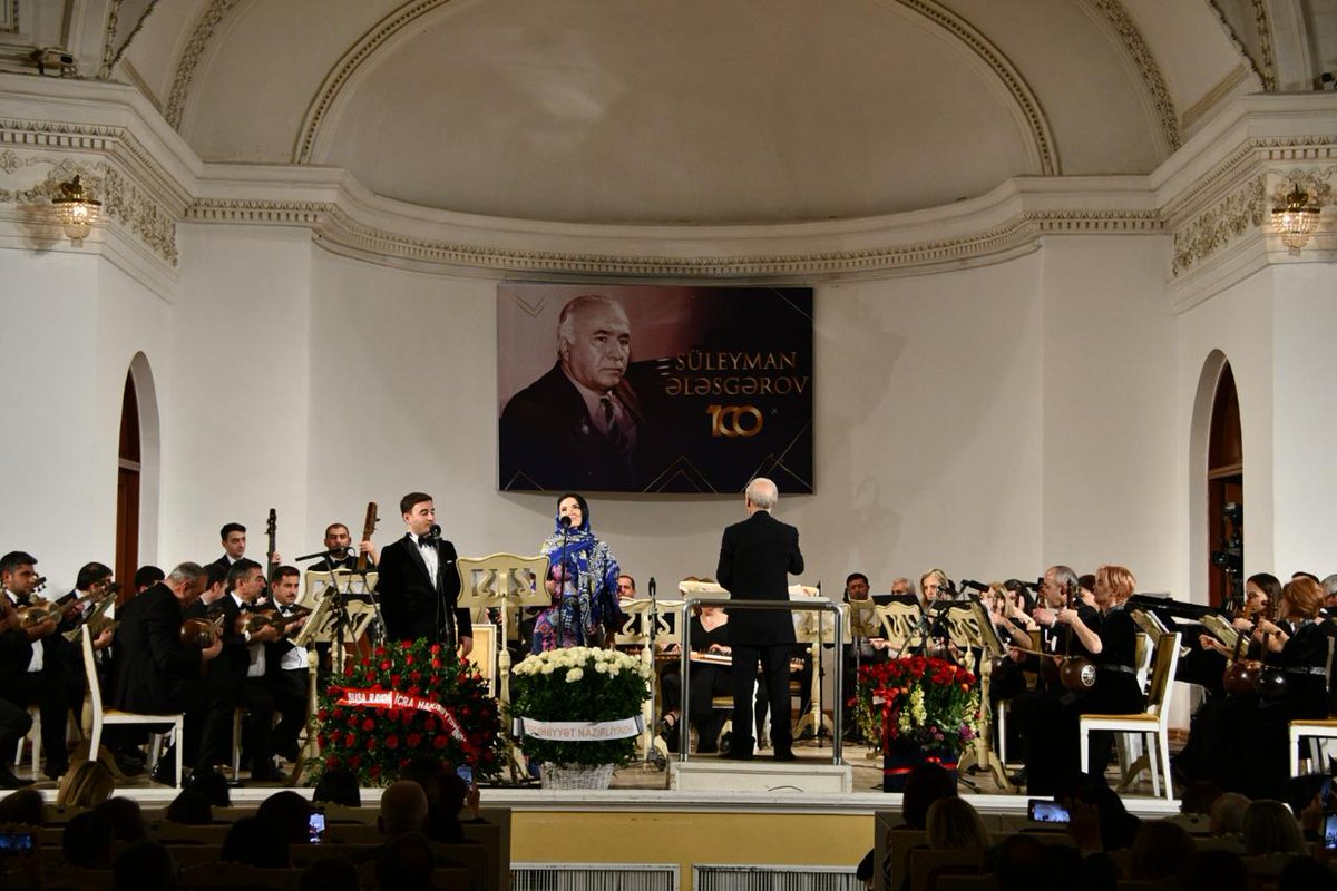 culture_gov_az's tweet photo. Xalq artisti Süleyman Ələsgərovun 100 illik yubileyinə həsr olunan konsert keçirilib
Ətraflı: https://t.co/rAXf3fFuIz
#Azərbaycan #MədəniyyətNazirliyi #mədəniyyət #yubiley https://t.co/SRr6ZPkHAu