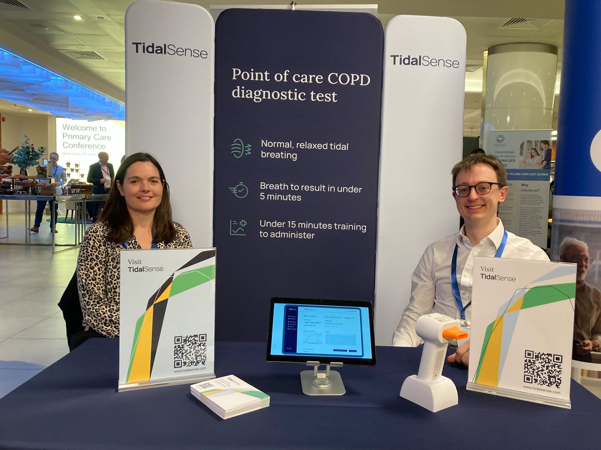 TidalSense (@tidalsense) on Twitter photo Meet our team at the Primary Care Conference #PCnetwork ready to chat all things early COPD diagnosis
<a href="/NHSConfed/">NHS Confederation</a> Meet our team at the Primary Care Conference #PCnetwork ready to chat all things early COPD diagnosis
<a href="/NHSConfed/">NHS Confederation</a>