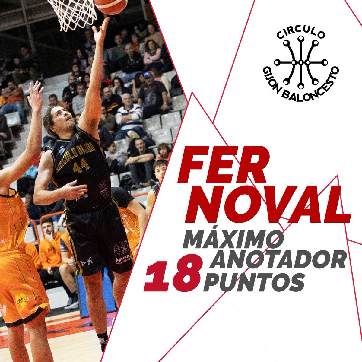 👉 Está selmana’l nuesu máximu anotador coincide col MVP y ye…🥁

🔥 FERNANDO NOVAL 🔥

🏀 18 puntos

🎉¡Vamos @ferchuvic siguimos con puxu! 💪

#somoscirculo #vamoscirculo #maximoanotador